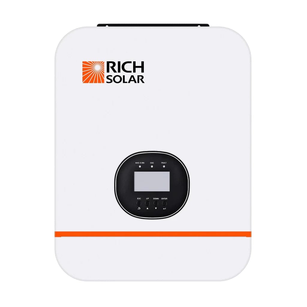 RS-H3048 Rich Solar 3000 Watt 48V Off-grid Hybrid Solar Inverter | Pure Sine Wave Inverter | LCD Screen | CE Certified