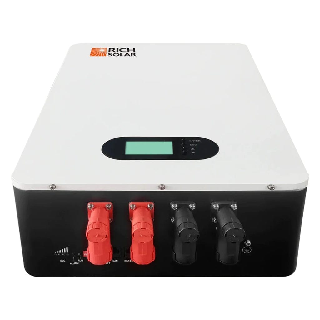 RS-B48100 Rich Solar Alpha 5 Powerwall Lithium Iron Phosphate Battery | 48V | 100Ah | 5kWh