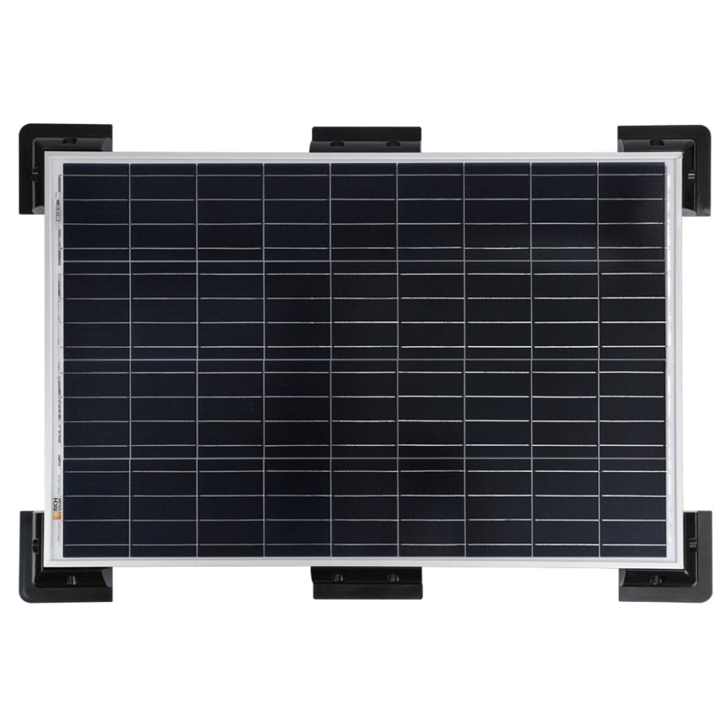 Rich Solar Corner Bracket Mount Set of 6 | UV Resistant | ABS Plastic Material