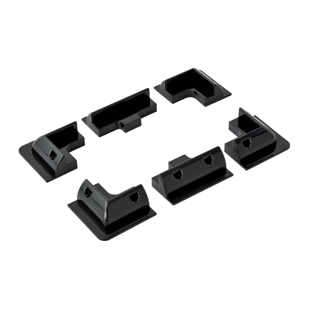 Rich Solar Corner Bracket Mount Set of 6 | UV Resistant | ABS Plastic Material