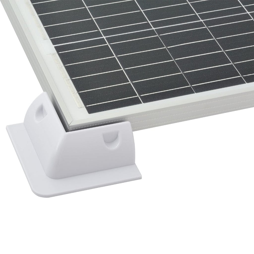 Rich Solar Corner Bracket Mount Set of 6 | UV Resistant | ABS Plastic Material