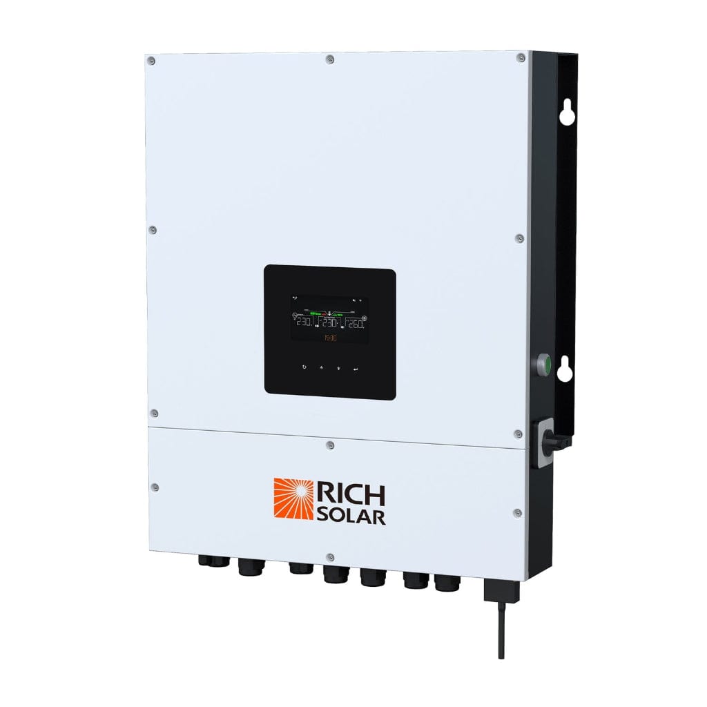 RS-H6048K Rich Solar Nova 8K PV Hybrid Inverter with 8000W Input and 6000W Output | 48V 120/240V Split Phase | All In One Solar Solution
