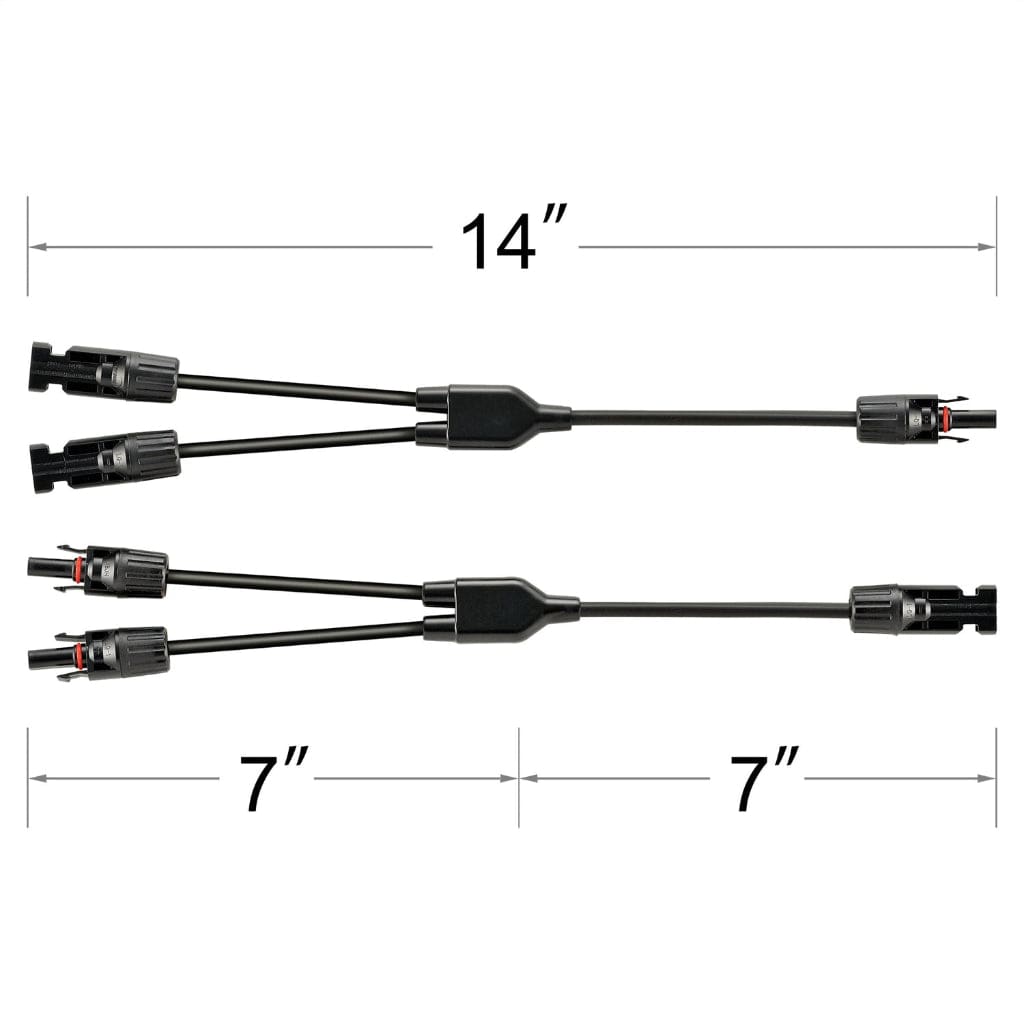 RS-Y2 Rich Solar Y Branch Parallel Adapters 2 to 1 | 20A | 1000VDC | IP67 Rating