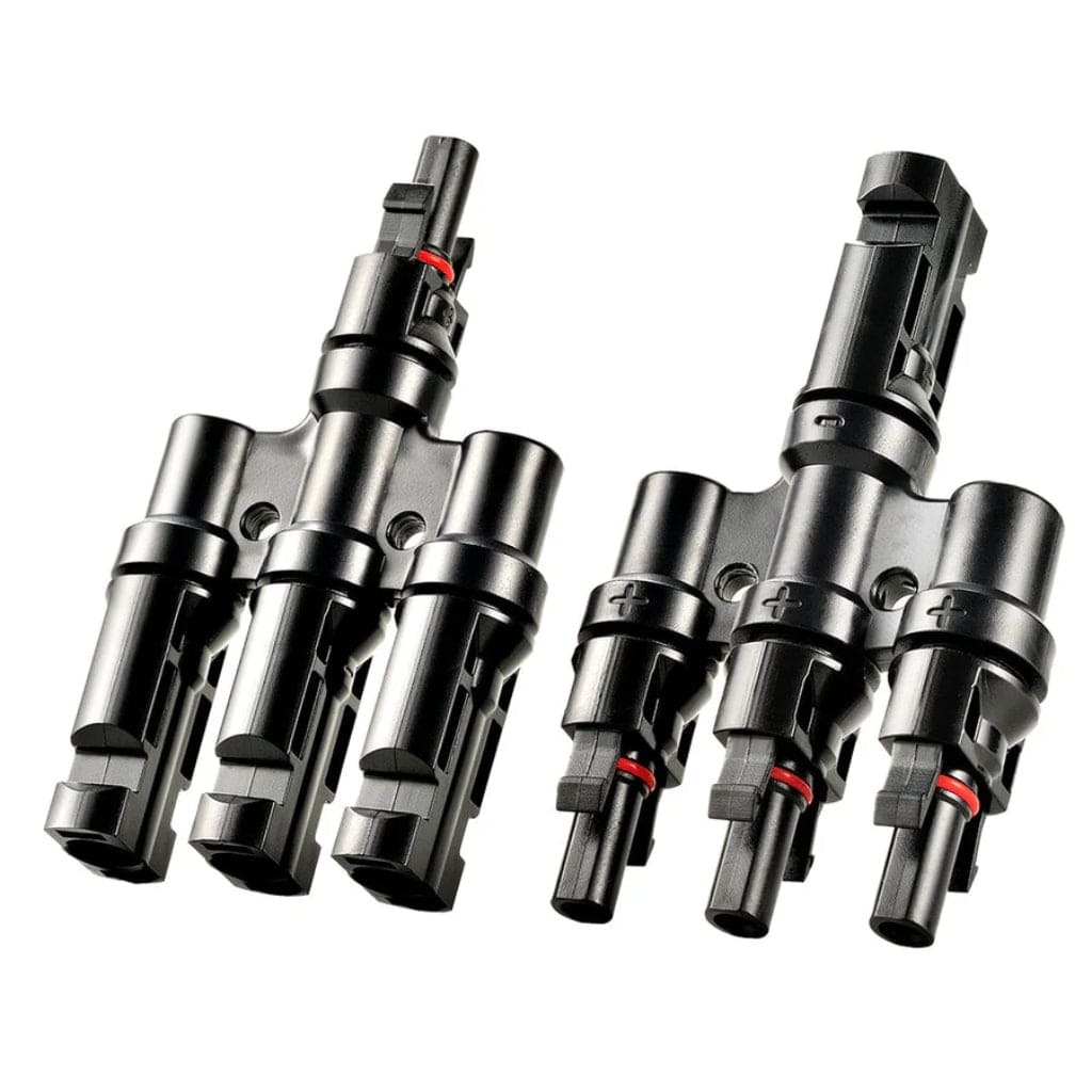 RS-T3 Rich Solar Y Branch Parallel Connectors 3 to 1 | 30A | 1000VDC | IP67 Rating