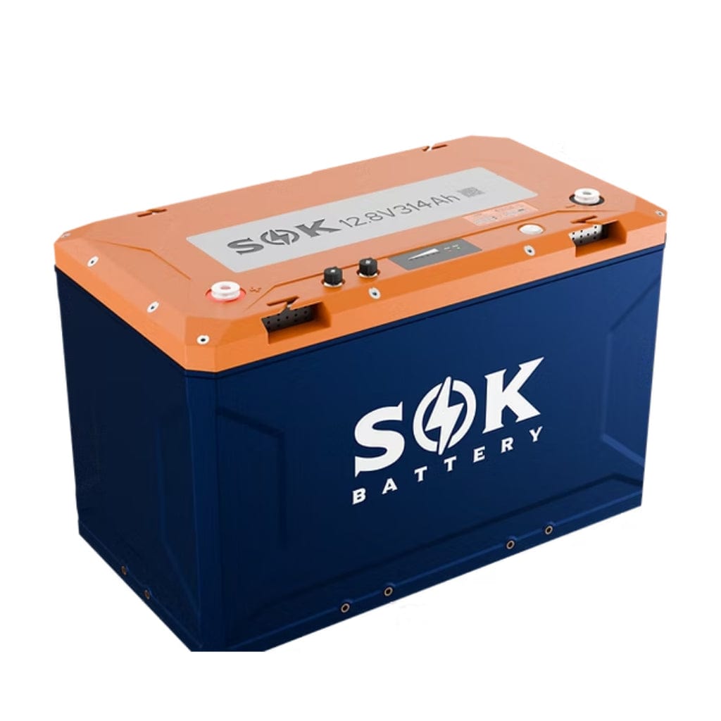 SK12V314PH SOK Battery 12V 314Ah LiFePO4 Battery With Bluetooth And Built-In Heater | 4019Wh | 15000 Cycles | Expandable