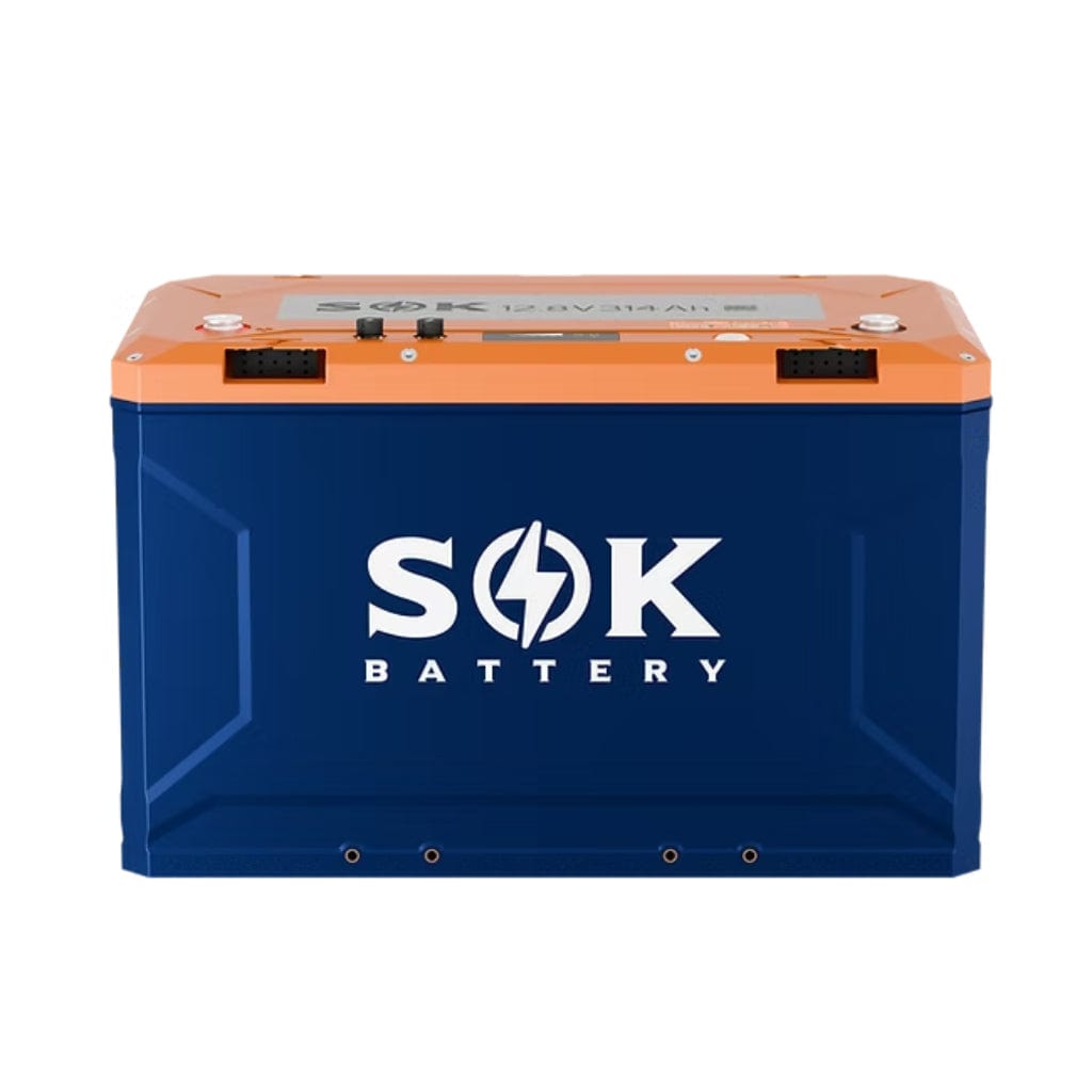 SK12V314PH SOK Battery 12V 314Ah LiFePO4 Battery With Bluetooth And Built-In Heater | 4019Wh | 15000 Cycles | Expandable