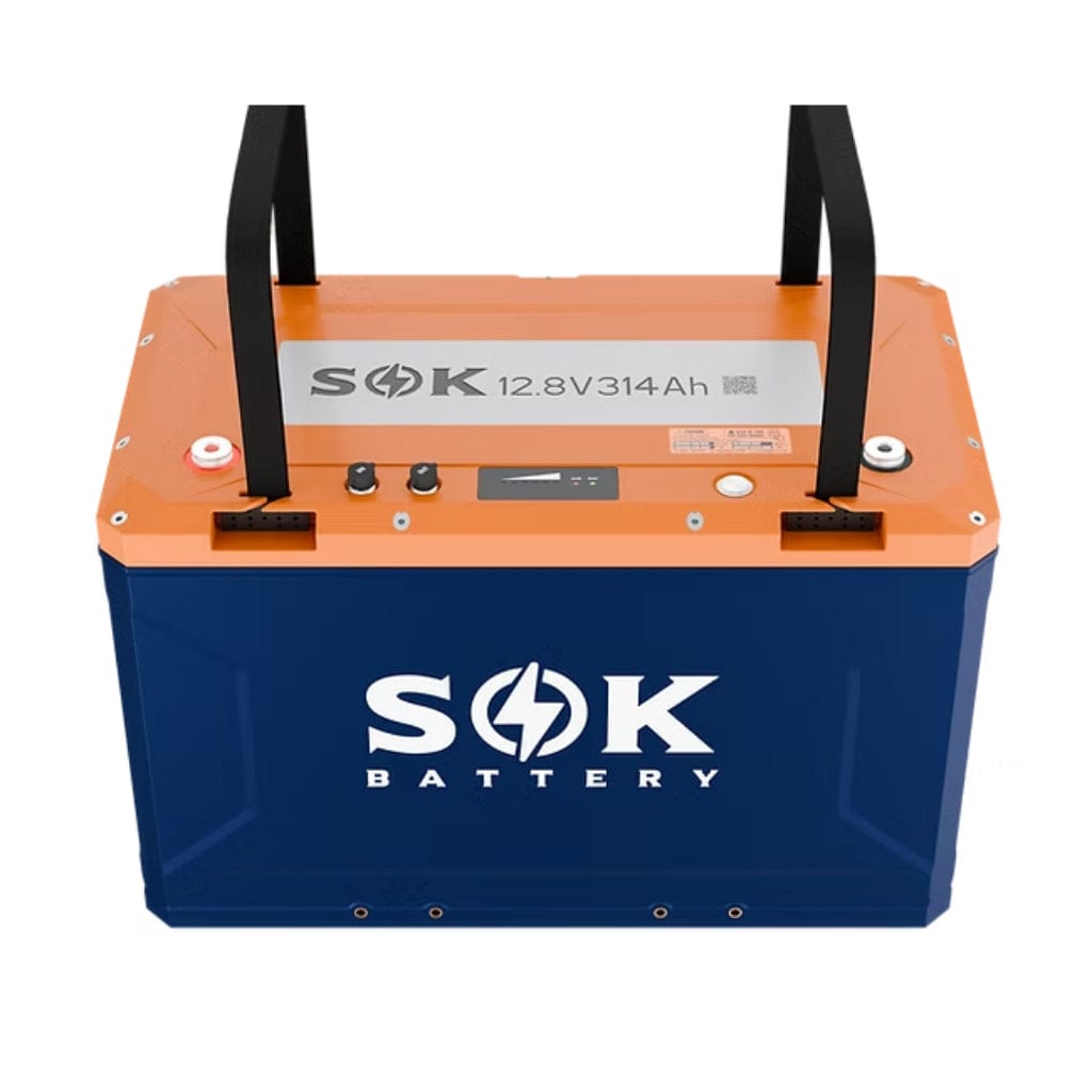 SK12V314PH SOK Battery 12V 314Ah LiFePO4 Battery With Bluetooth And Built-In Heater | 4019Wh | 15000 Cycles | Expandable