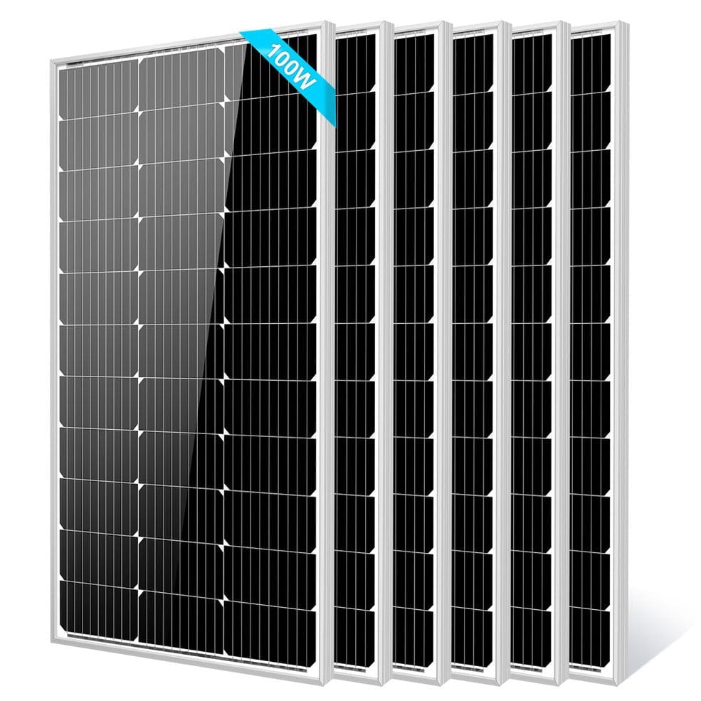 SG-2P100WM-6PCS SunGoldPower 100W Monocrystalline Solar Panel | Off-Grid | IP65 & IP67 Rated