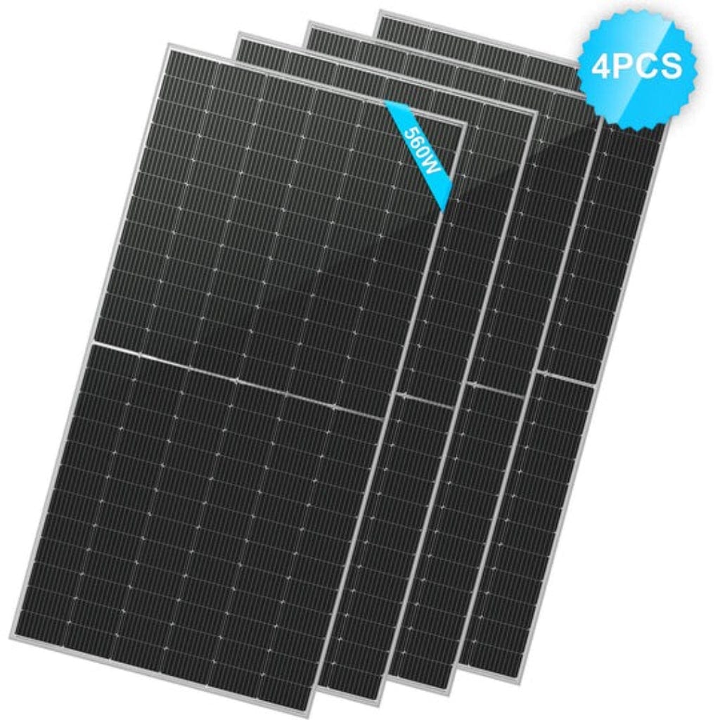 SG-560WBG-4PCS SunGoldPower 560W Monocrystalline Bifacial PERC Solar Panel | CE Approved | IP68 Rated