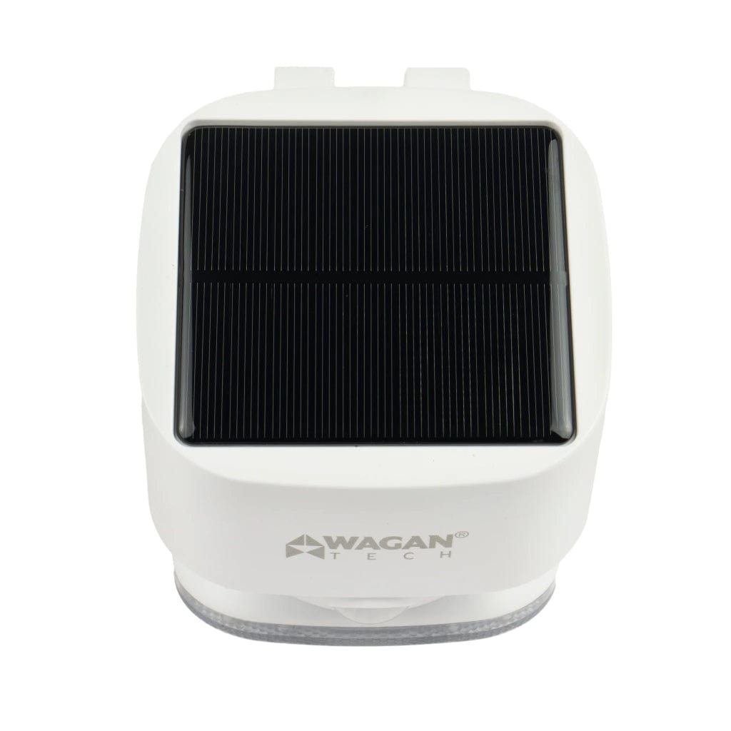 8569 Wagan Tech 2000 Lumen Solar Wall Light (White) | IP65 Rated | CE, RoHS, FCC Certified