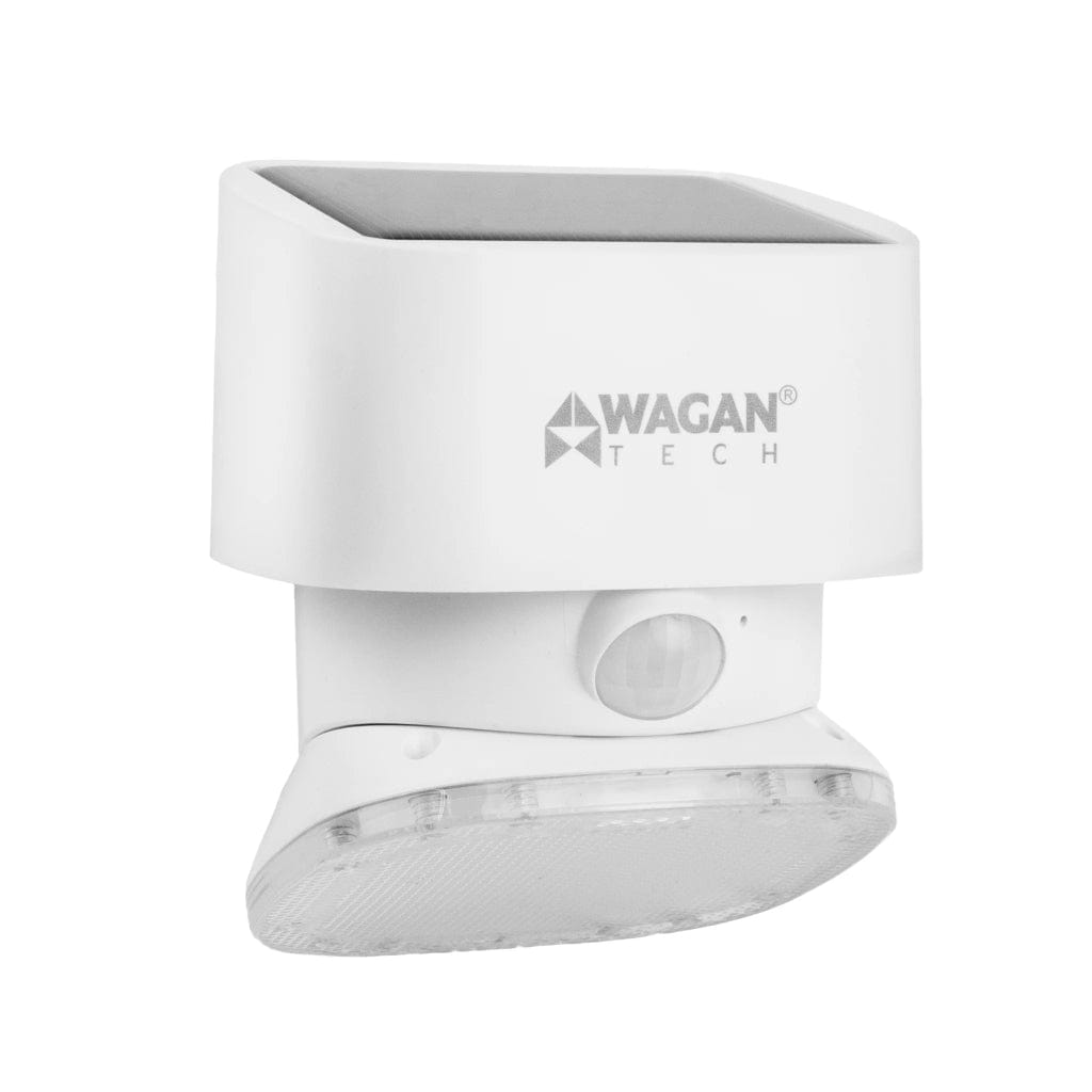 8569 Wagan Tech 2000 Lumen Solar Wall Light (White) | IP65 Rated | CE, RoHS, FCC Certified