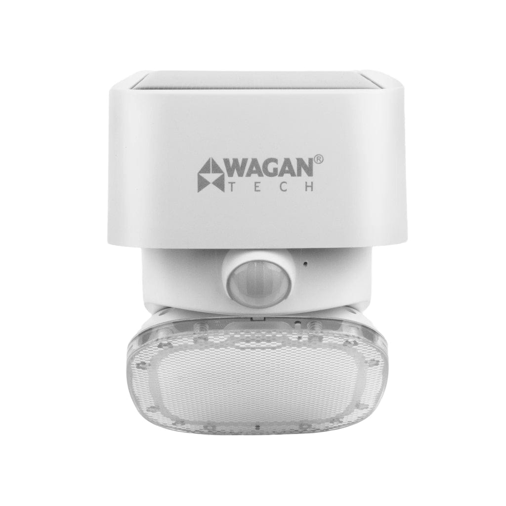 8569 Wagan Tech 2000 Lumen Solar Wall Light (White) | IP65 Rated | CE, RoHS, FCC Certified