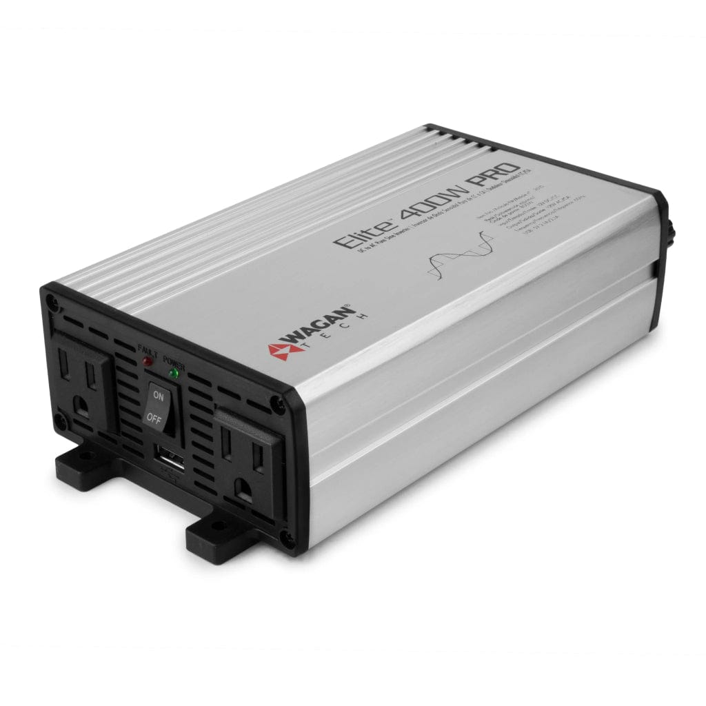 2610 Wagan Tech Elite 400W Pro Pure Sine Wave Inverter | 120V | CE Certified | RoHS Compliant