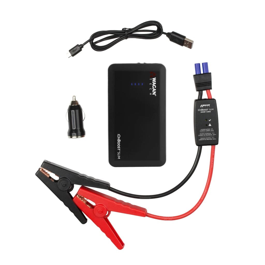 7504 Wagan Tech iOnBoost Slim Power Bank with Jump Starter | 5400mAh | CE & FCC Certified