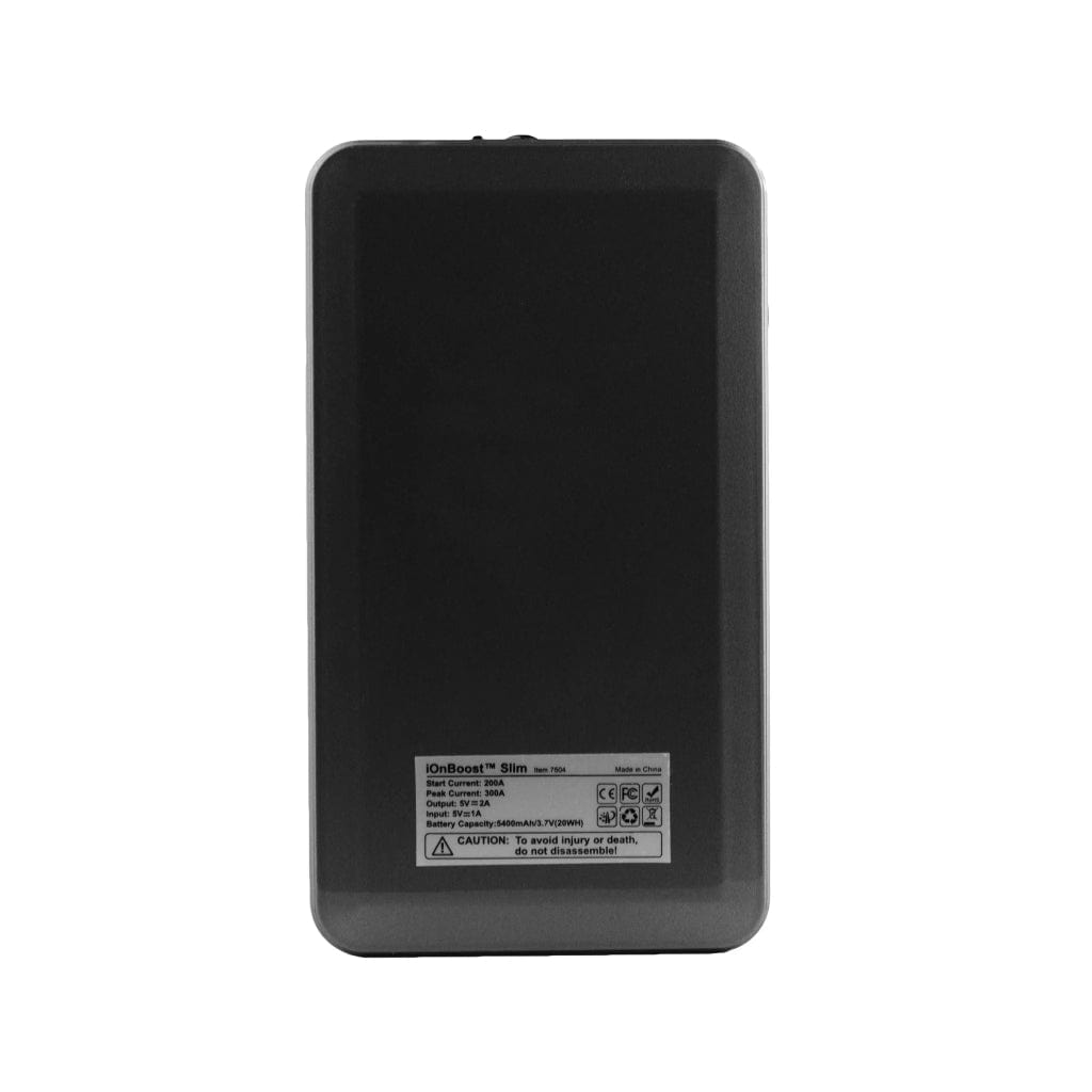7504 Wagan Tech iOnBoost Slim Power Bank with Jump Starter | 5400mAh | CE & FCC Certified