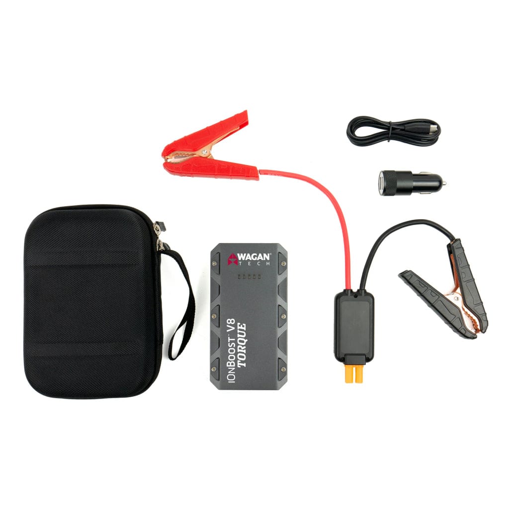 7505 Wagan Tech iOnBoost V8 Torque Power Bank with Jump Starter | 31Wh | CE, RoHS, FCC Certified