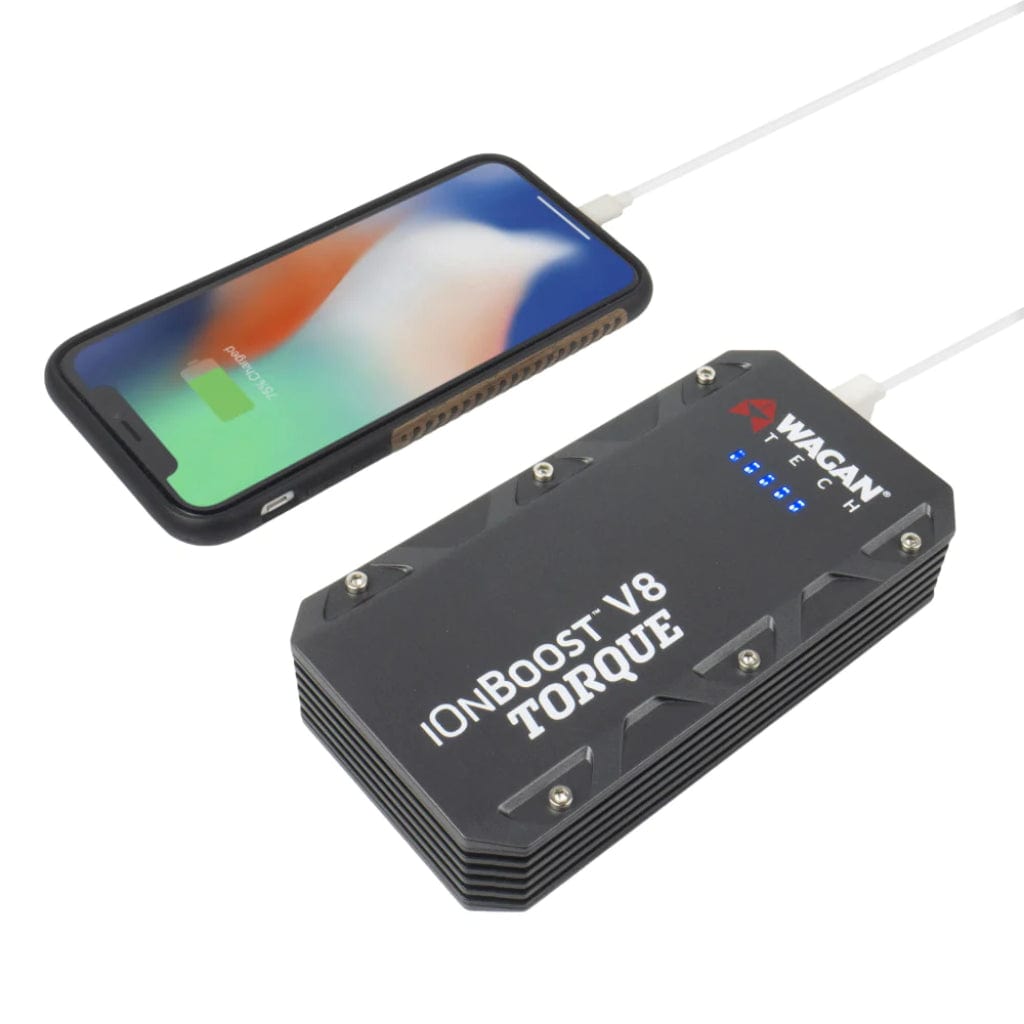 7505 Wagan Tech iOnBoost V8 Torque Power Bank with Jump Starter | 31Wh | CE, RoHS, FCC Certified