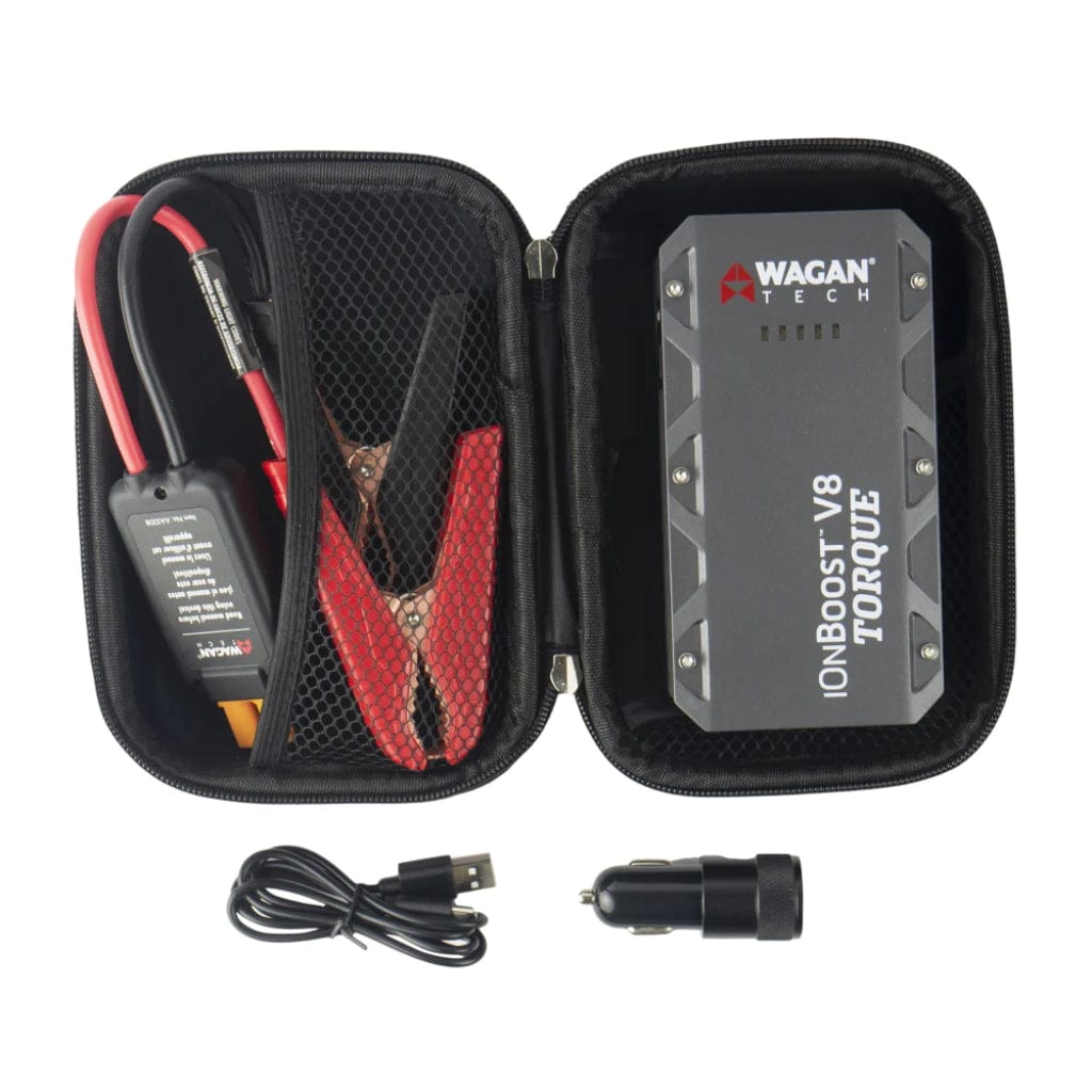 7505 Wagan Tech iOnBoost V8 Torque Power Bank with Jump Starter | 31Wh | CE, RoHS, FCC Certified
