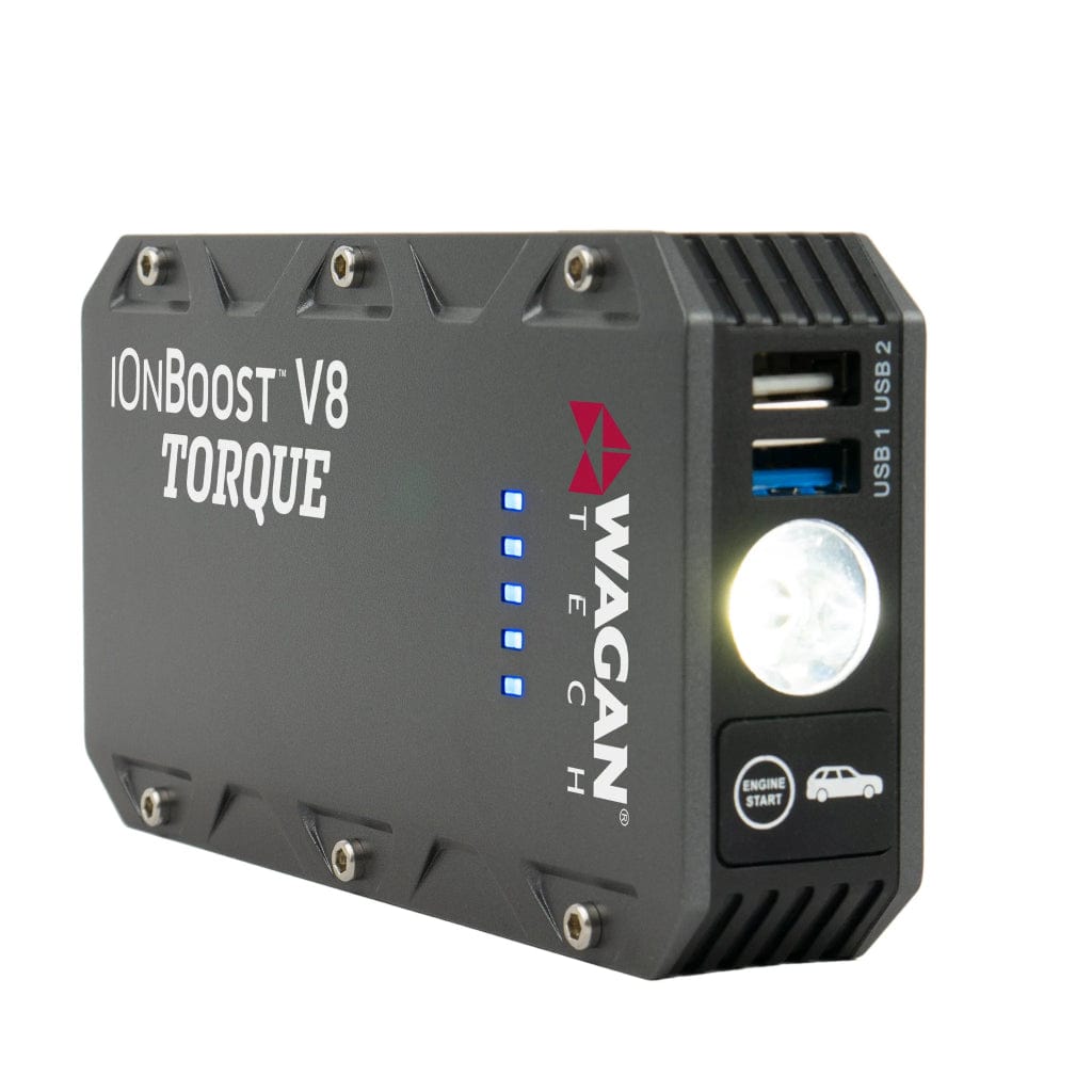 7505 Wagan Tech iOnBoost V8 Torque Power Bank with Jump Starter | 31Wh | CE, RoHS, FCC Certified