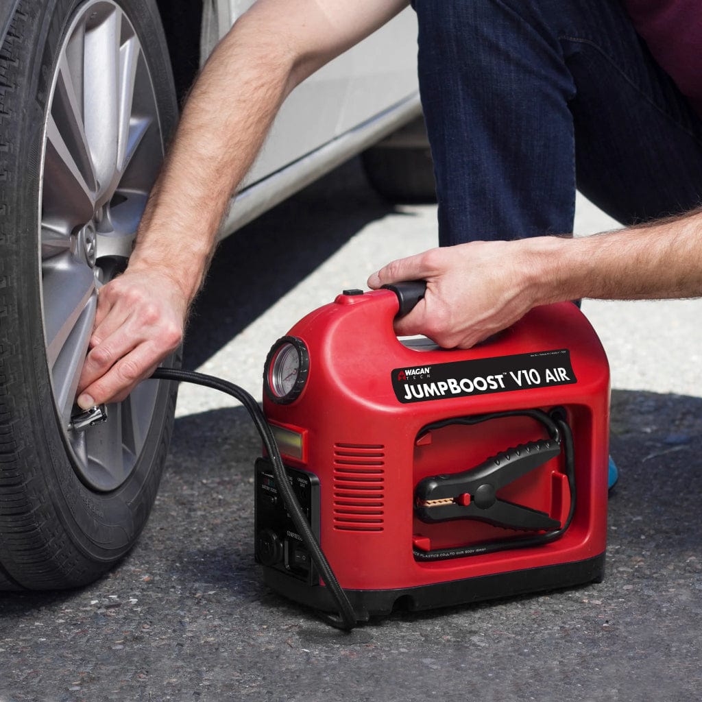 7556 Wagan Tech JumpBoost V10 Air Power Station with Jump Starter & Inflator | 12V | Outdoor Power Supply