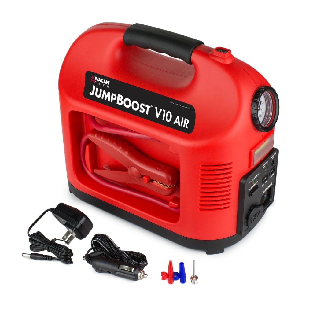 7556 Wagan Tech JumpBoost V10 Air Power Station with Jump Starter & Inflator | 12V | Outdoor Power Supply