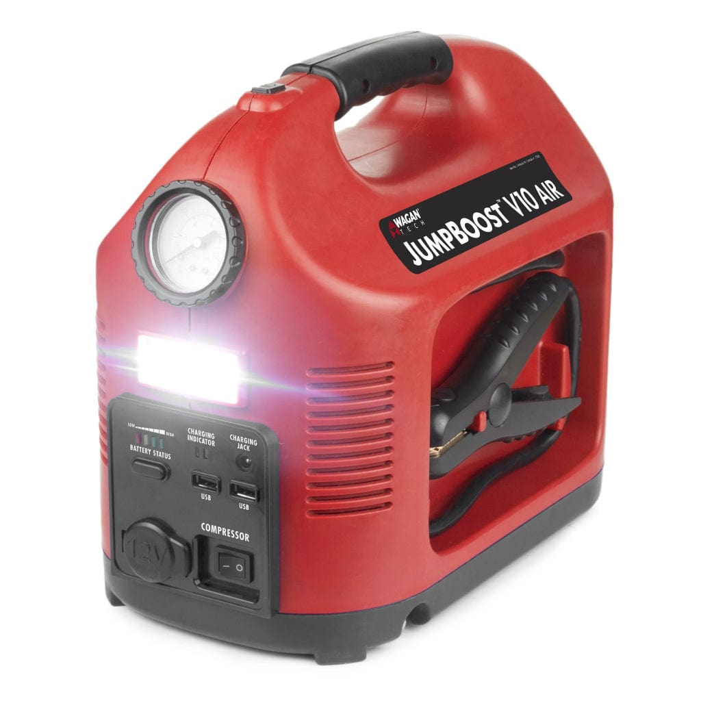 7556 Wagan Tech JumpBoost V10 Air Power Station with Jump Starter & Inflator | 12V | Outdoor Power Supply