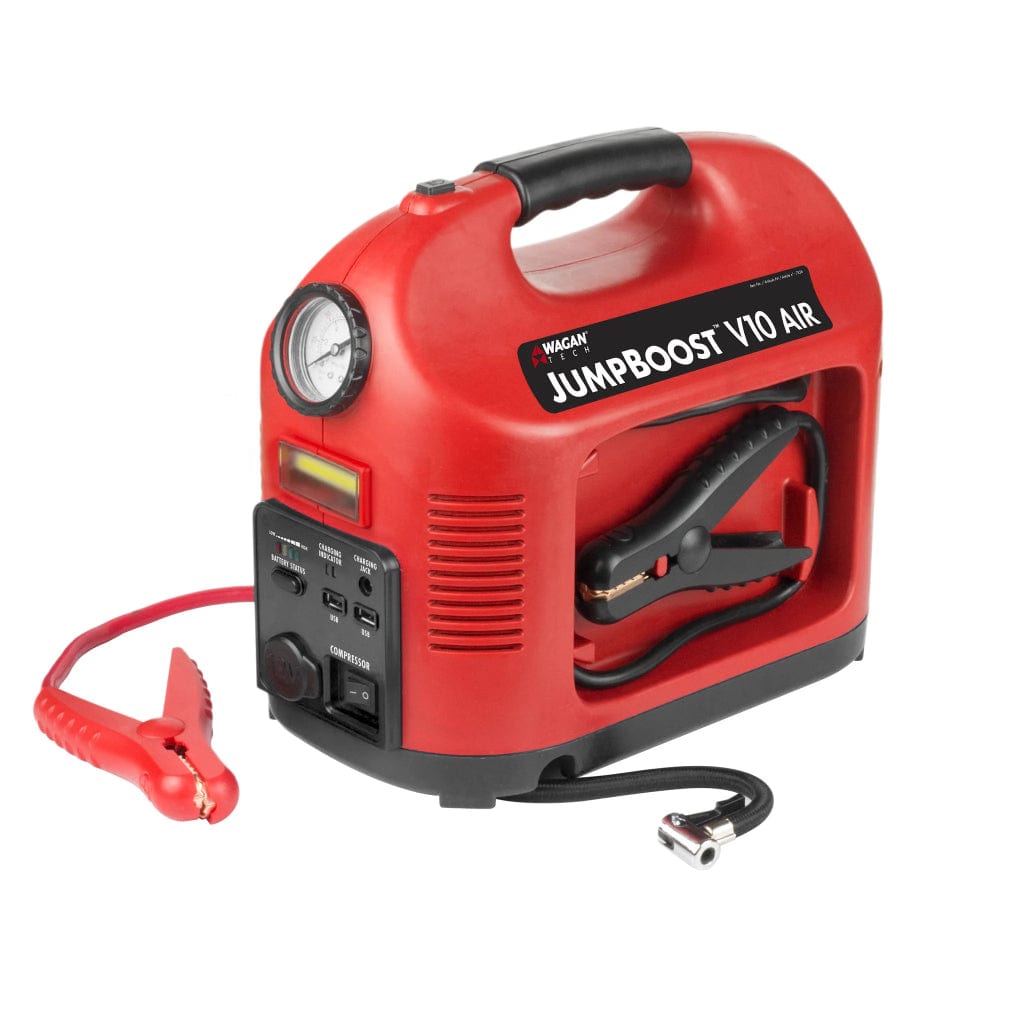 7556 Wagan Tech JumpBoost V10 Air Power Station with Jump Starter & Inflator | 12V | Outdoor Power Supply