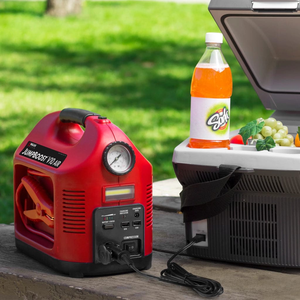 7556 Wagan Tech JumpBoost V10 Air Power Station with Jump Starter & Inflator | 12V | Outdoor Power Supply