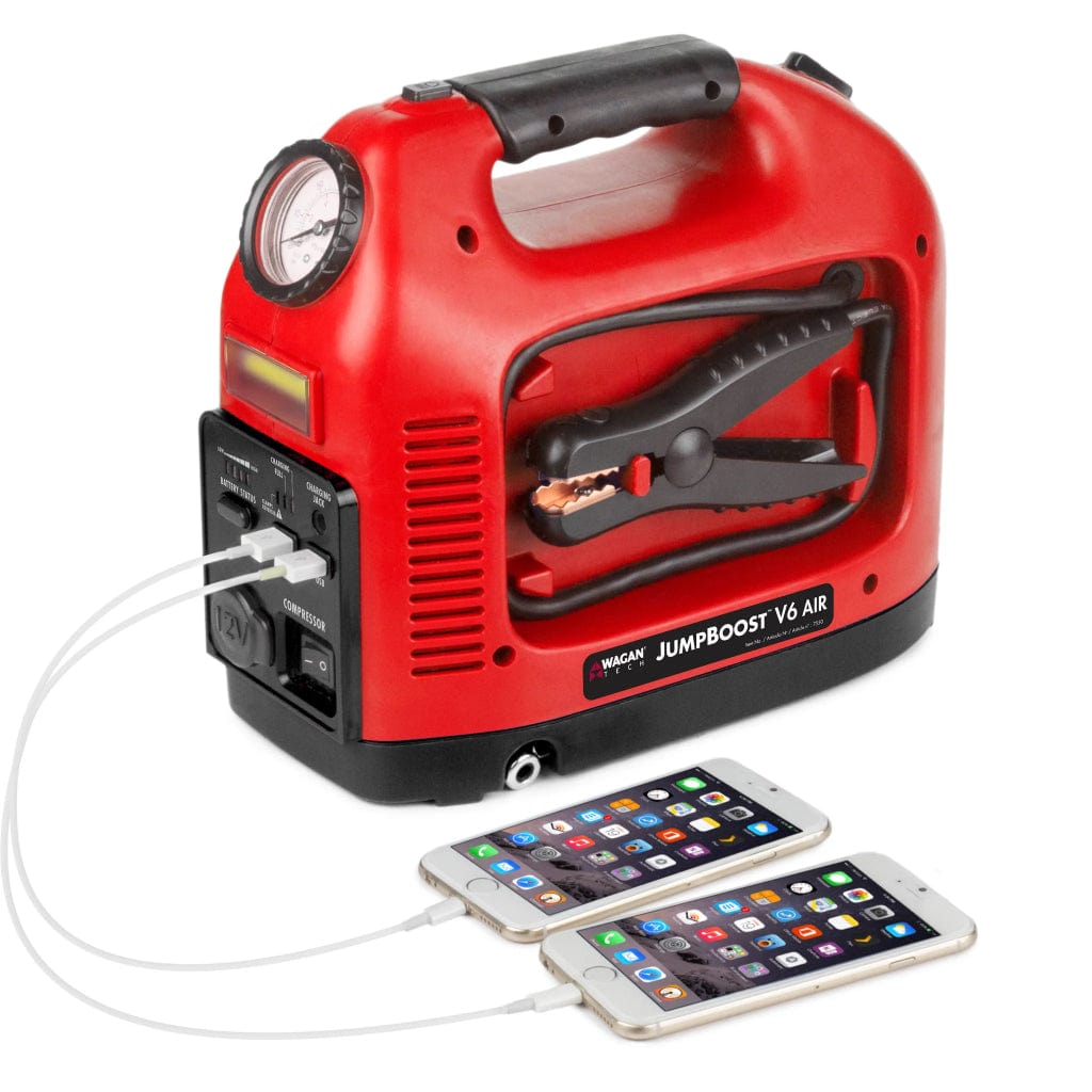 7550 Wagan Tech JumpBoost V6 Air Power Station with Jump Starter & Inflator | 12V | Outdoor Power Supply