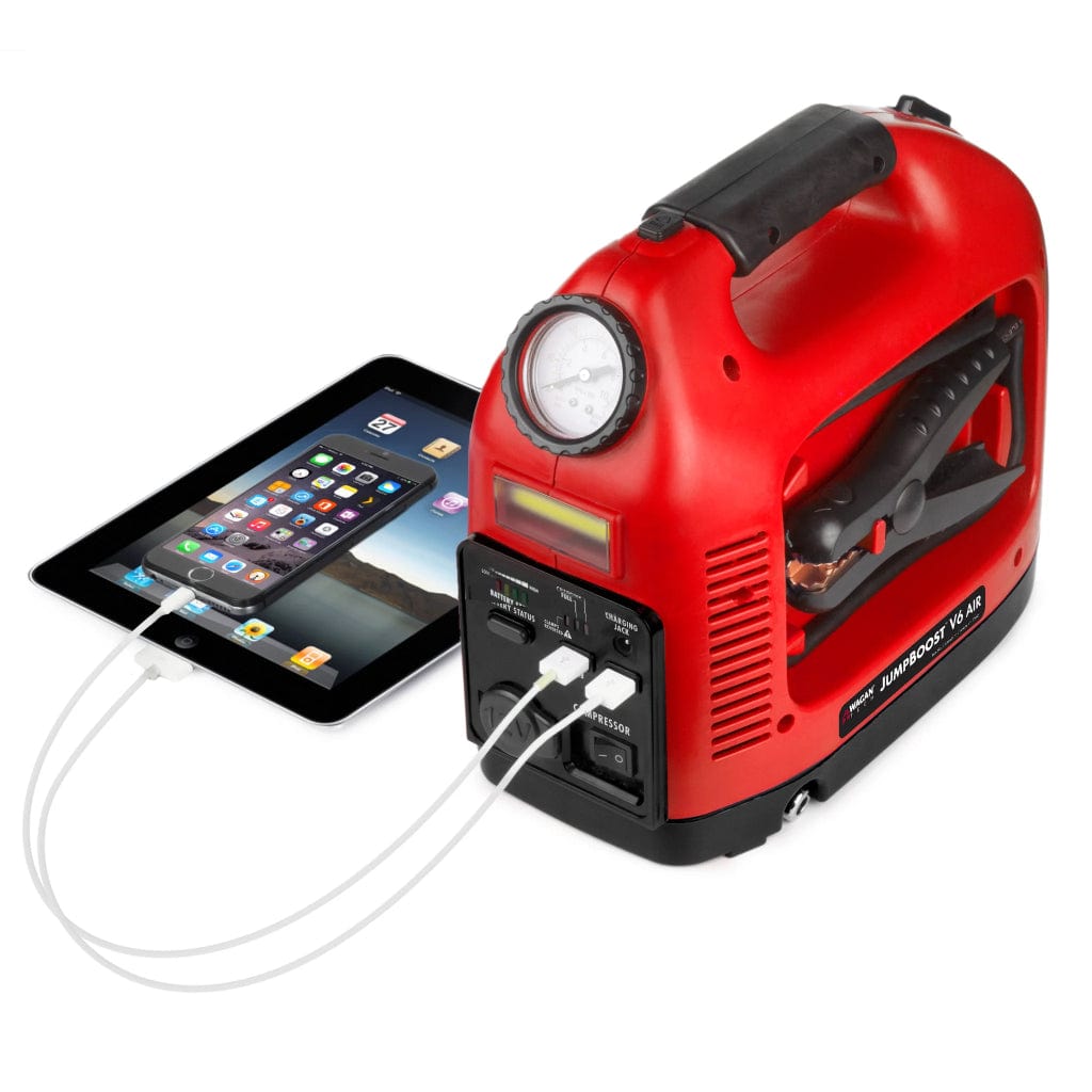 7550 Wagan Tech JumpBoost V6 Air Power Station with Jump Starter & Inflator | 12V | Outdoor Power Supply
