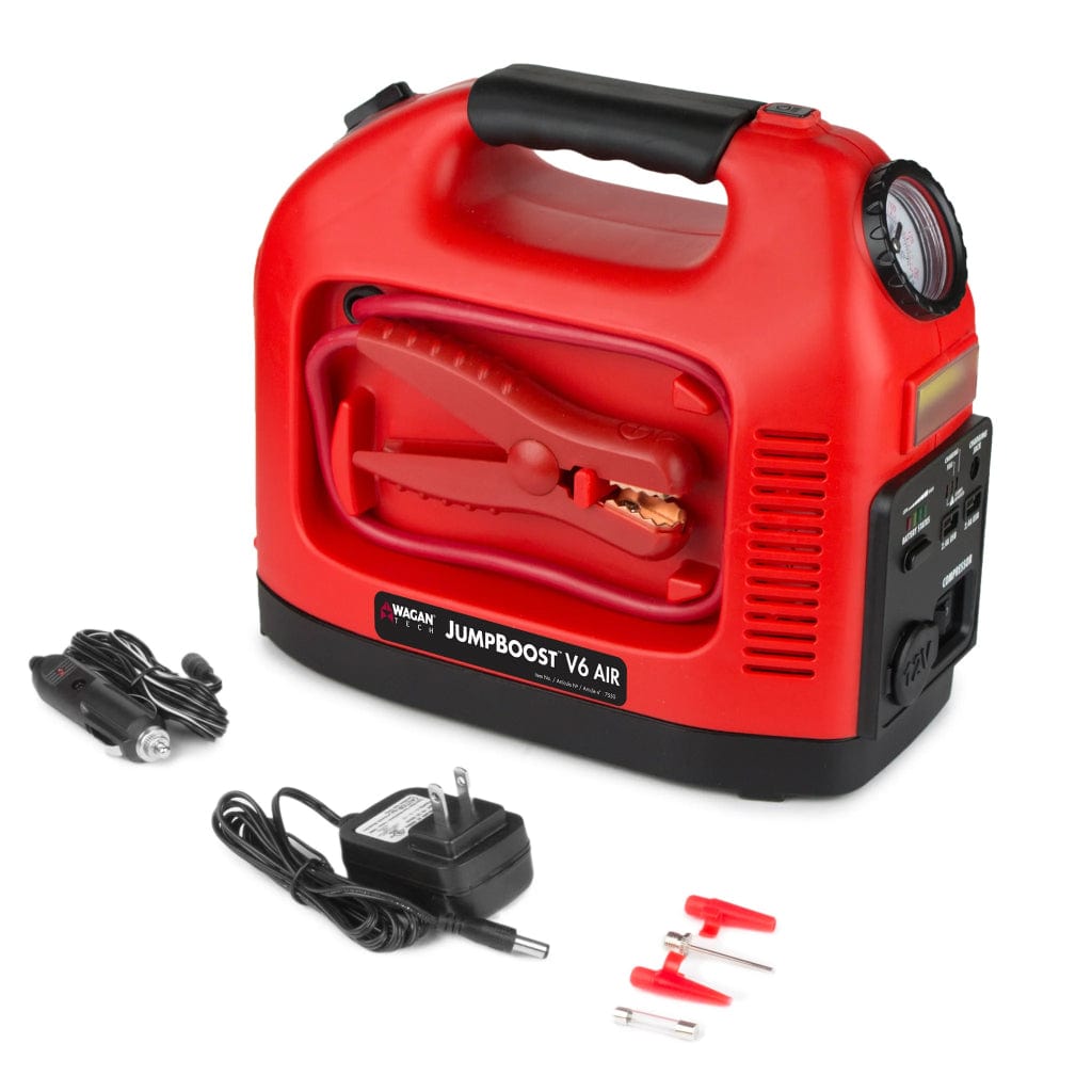 7550 Wagan Tech JumpBoost V6 Air Power Station with Jump Starter & Inflator | 12V | Outdoor Power Supply