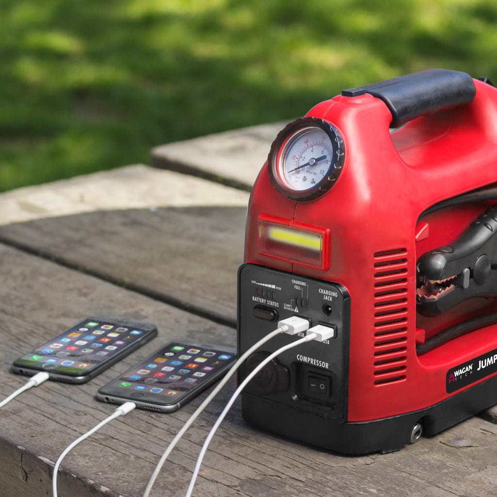 7550 Wagan Tech JumpBoost V6 Air Power Station with Jump Starter & Inflator | 12V | Outdoor Power Supply