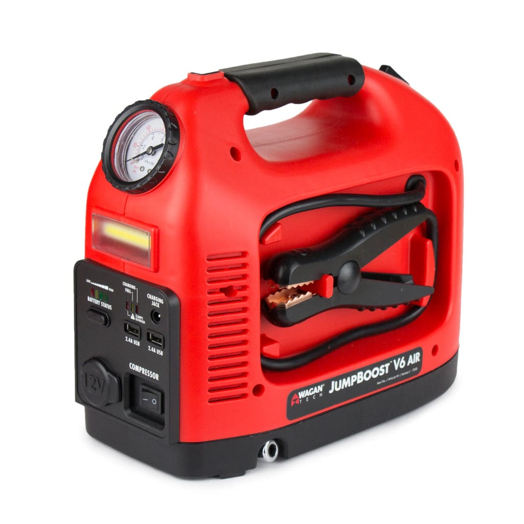7550 Wagan Tech JumpBoost V6 Air Power Station with Jump Starter & Inflator | 12V | Outdoor Power Supply