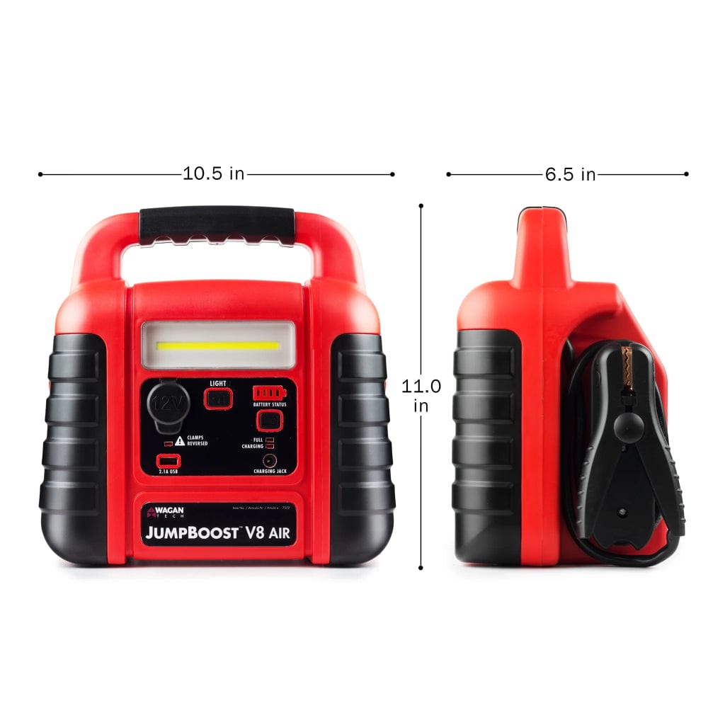 7552 Wagan Tech JumpBoost V8 Air Power Station with Jump Starter & Inflator | 12V | Outdoor Power Supply