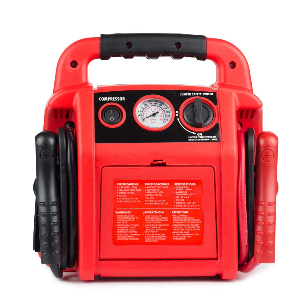 7552 Wagan Tech JumpBoost V8 Air Power Station with Jump Starter & Inflator | 12V | Outdoor Power Supply