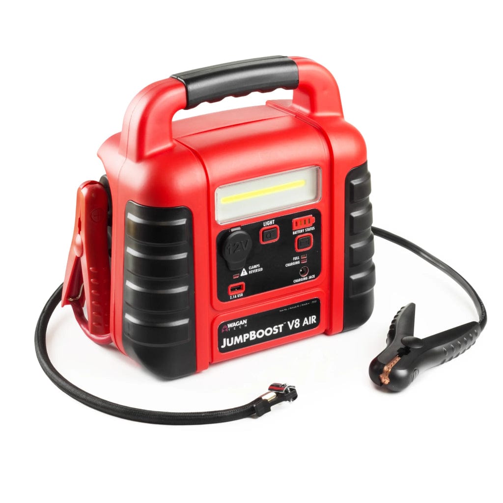 7552 Wagan Tech JumpBoost V8 Air Power Station with Jump Starter & Inflator | 12V | Outdoor Power Supply