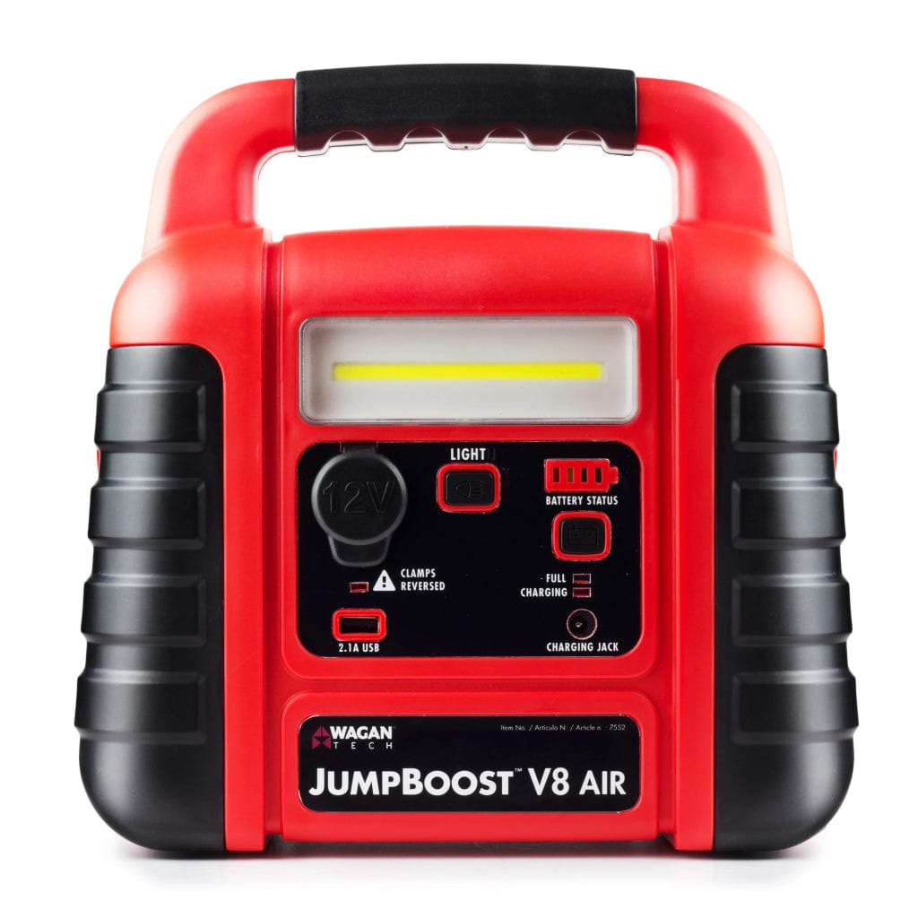 7552 Wagan Tech JumpBoost V8 Air Power Station with Jump Starter & Inflator | 12V | Outdoor Power Supply