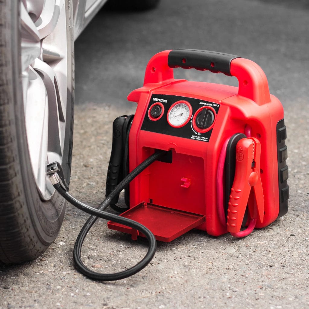 7552 Wagan Tech JumpBoost V8 Air Power Station with Jump Starter & Inflator | 12V | Outdoor Power Supply