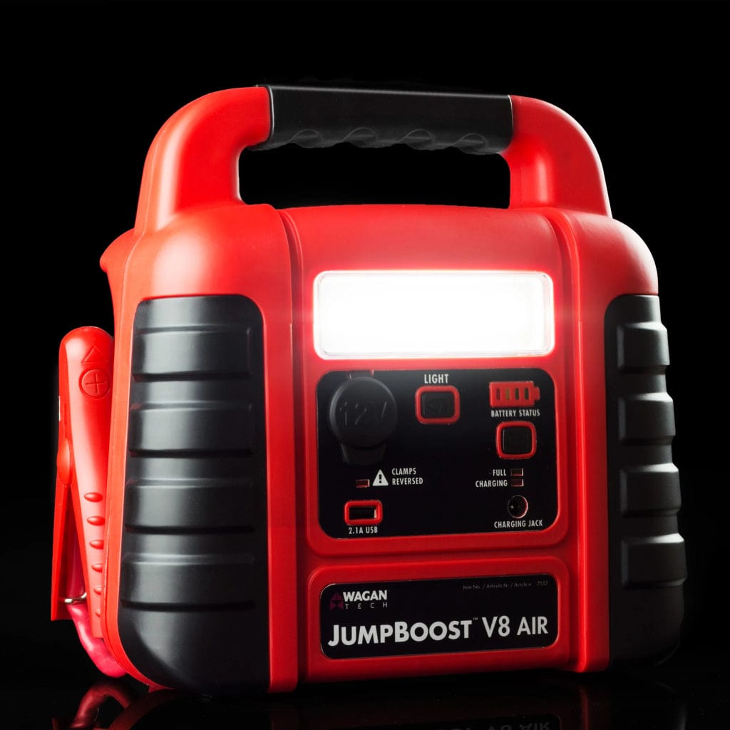 7552 Wagan Tech JumpBoost V8 Air Power Station with Jump Starter & Inflator | 12V | Outdoor Power Supply