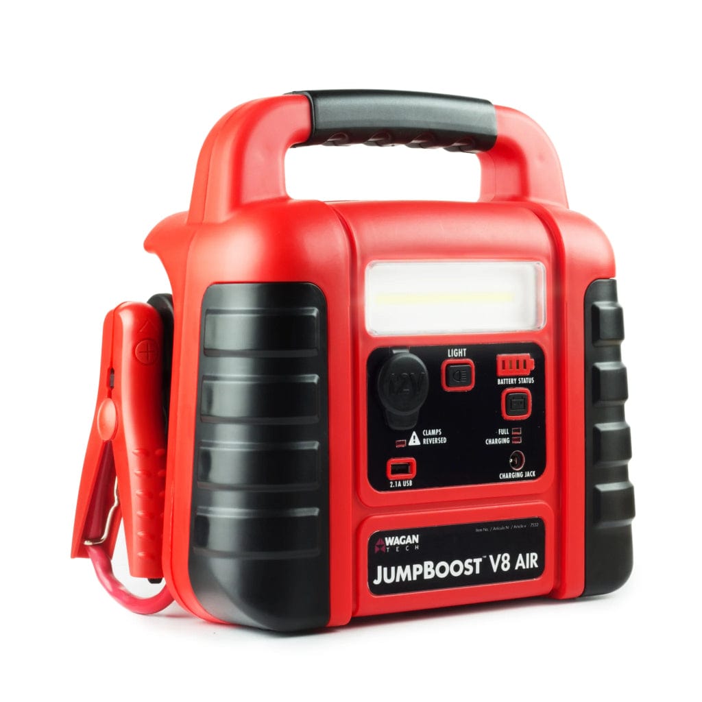 7552 Wagan Tech JumpBoost V8 Air Power Station with Jump Starter & Inflator | 12V | Outdoor Power Supply