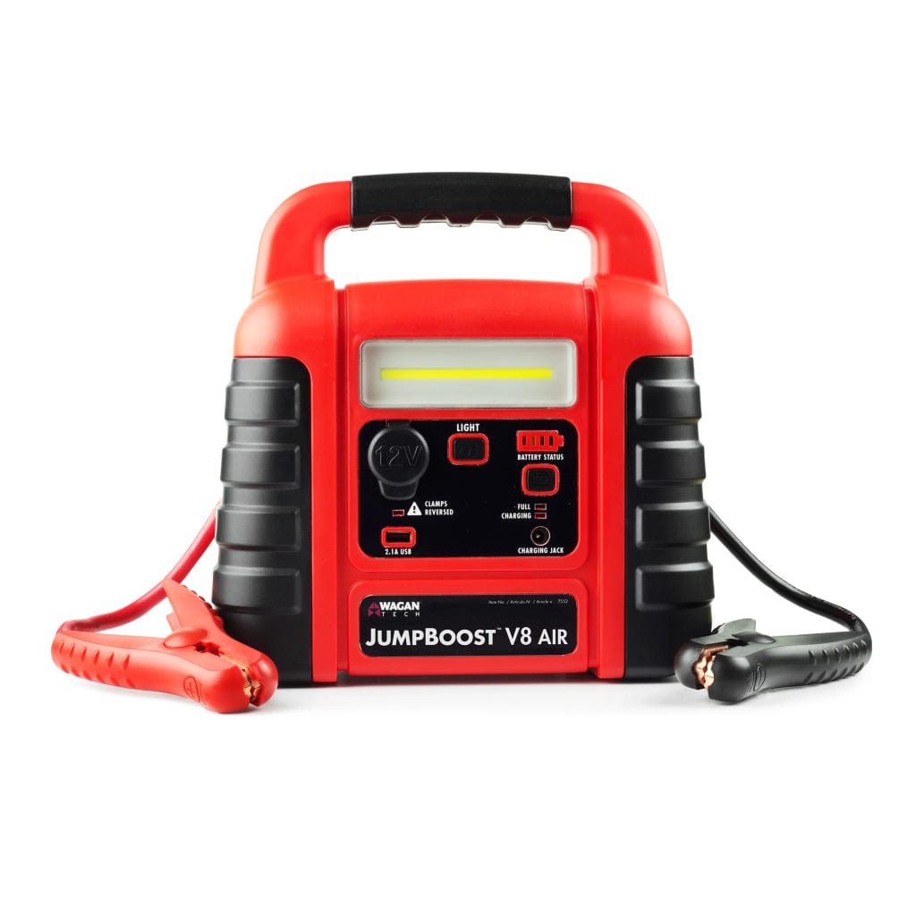 7552 Wagan Tech JumpBoost V8 Air Power Station with Jump Starter & Inflator | 12V | Outdoor Power Supply