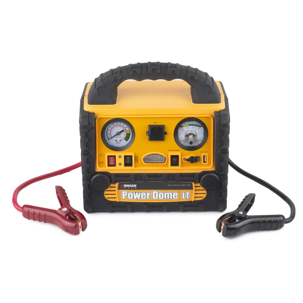 2464 Wagan Tech Power Dome LT Portable Power Station with Jump Starter & Inflator | 200 Watts | 110 Volts
