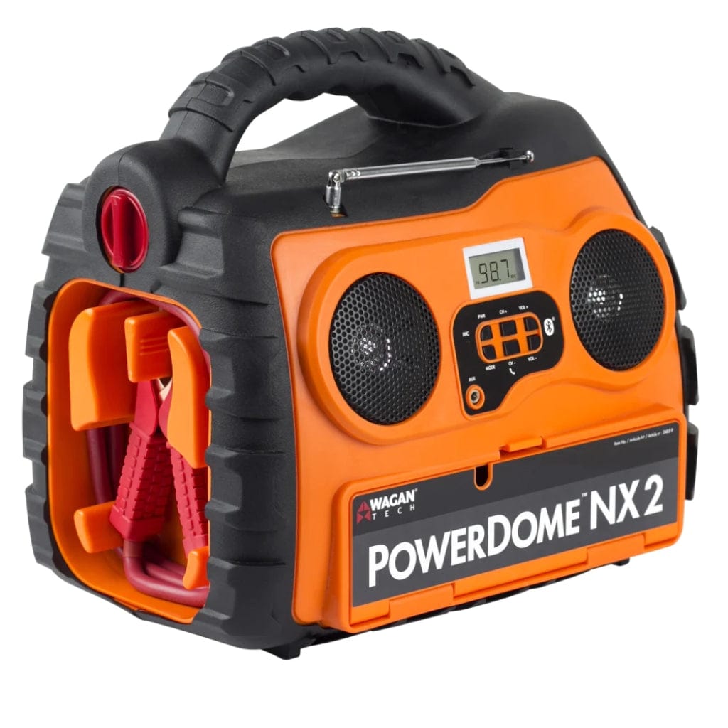 2485-9 Wagan Tech Power Dome NX2 Portable Power Station with Inflator and Jump Starter | 200 Watts | 110 Volts