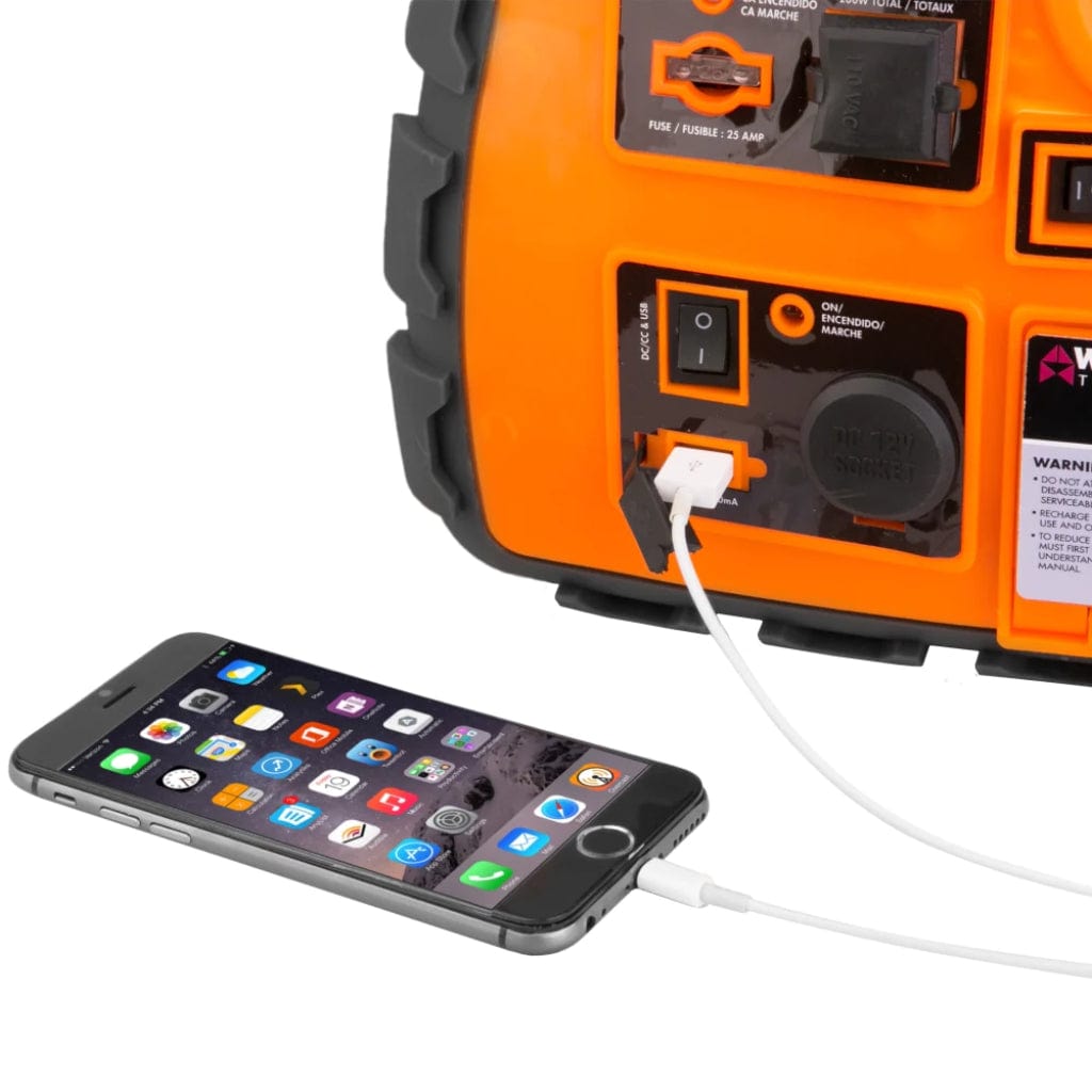 2485-9 Wagan Tech Power Dome NX2 Portable Power Station with Inflator and Jump Starter | 200 Watts | 110 Volts