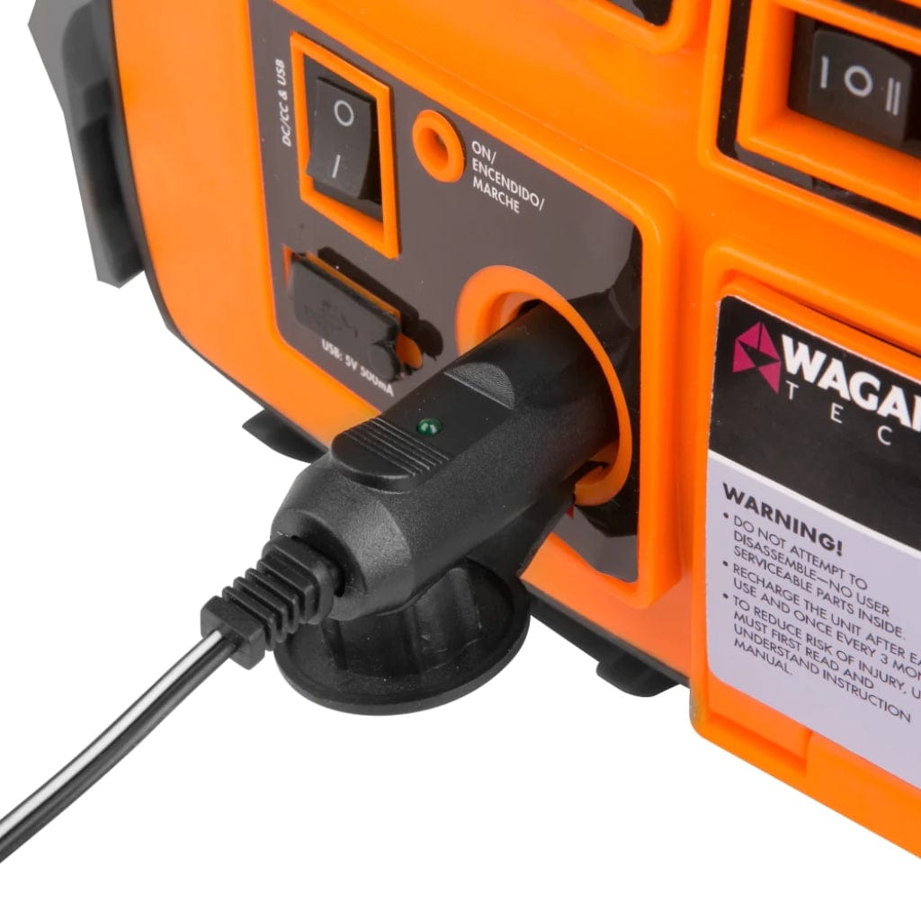 2485-9 Wagan Tech Power Dome NX2 Portable Power Station with Inflator and Jump Starter | 200 Watts | 110 Volts