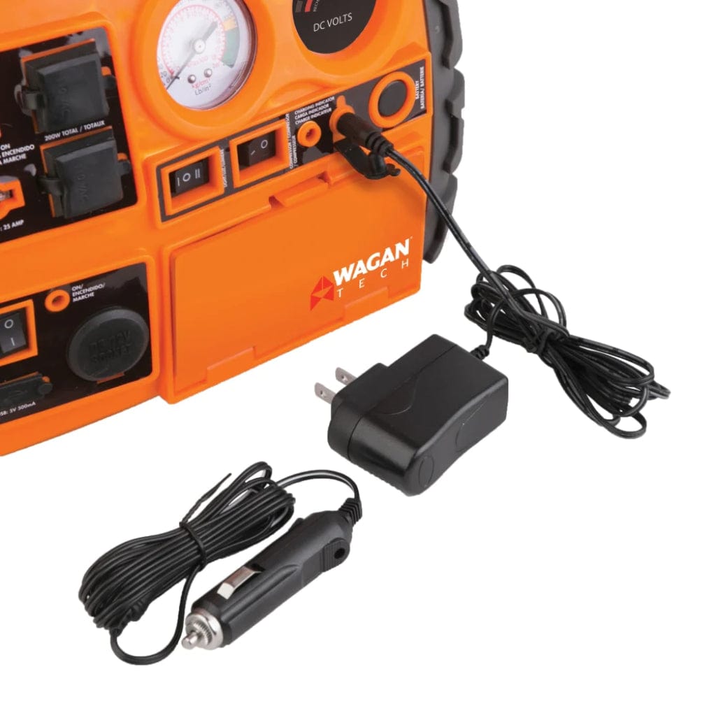 2485-9 Wagan Tech Power Dome NX2 Portable Power Station with Inflator and Jump Starter | 200 Watts | 110 Volts