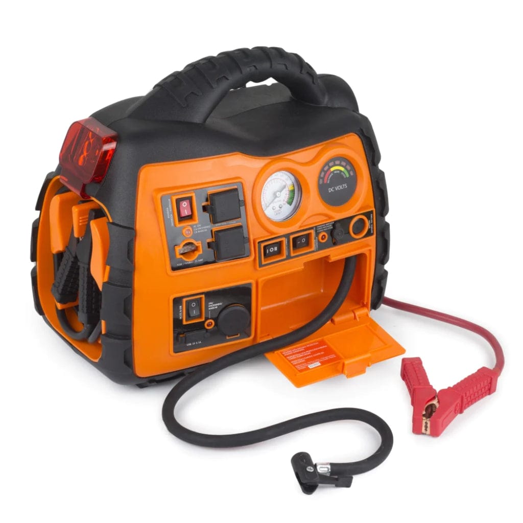 2485-9 Wagan Tech Power Dome NX2 Portable Power Station with Inflator and Jump Starter | 200 Watts | 110 Volts