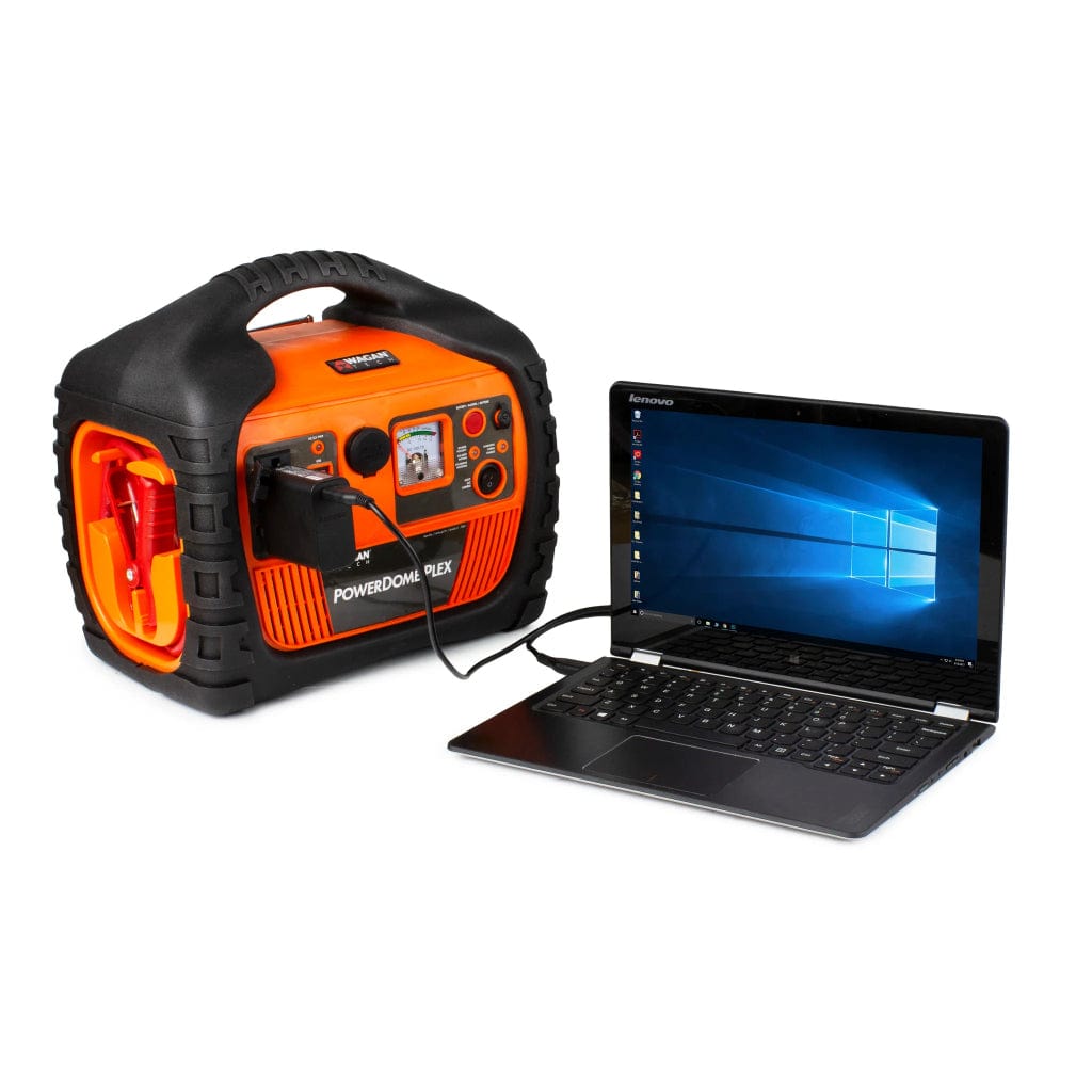 7561 Wagan Tech Power Dome PLEX Portable Power Station with Jump Starter & Inflator | 14Ah | 115 Volts | SLA Battery