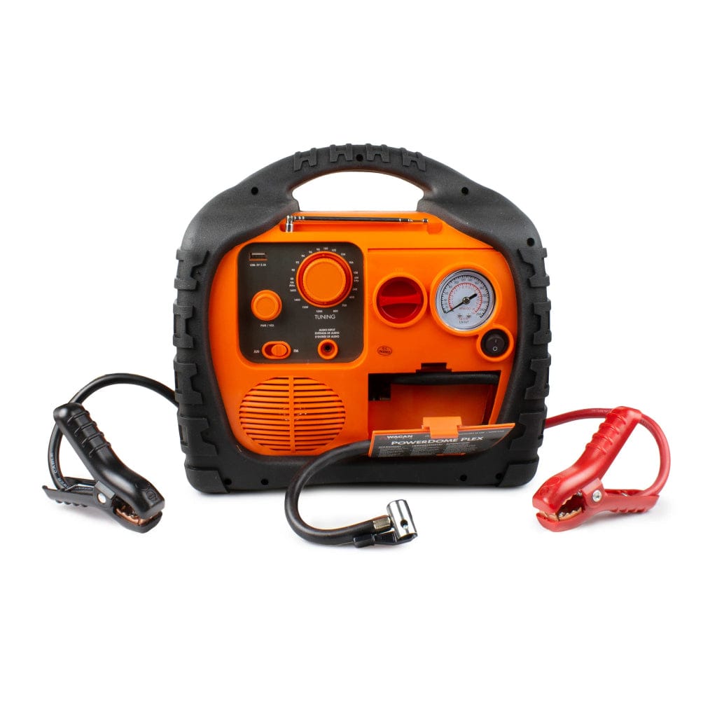 7561 Wagan Tech Power Dome PLEX Portable Power Station with Jump Starter & Inflator | 14Ah | 115 Volts | SLA Battery