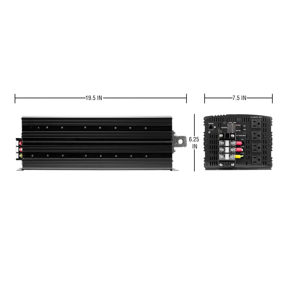 3746 Wagan Tech Proline 8000W Inverter | 120V | RoHS Compliant | CE Certified